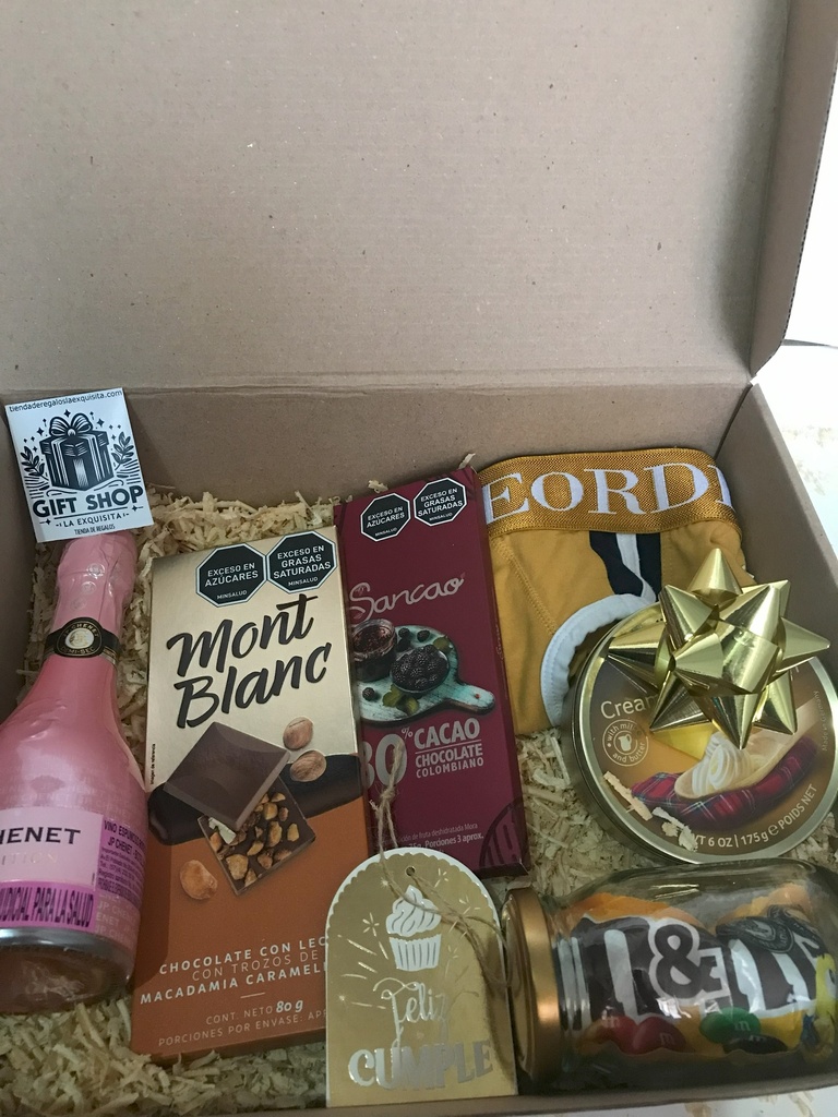 Caja de regalo premium - Geordi amarillo 