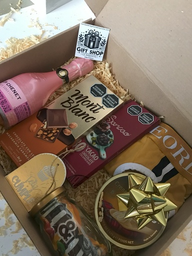 Caja de regalo premium - Geordi amarillo 